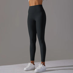 Women's High-Waisted Naked Feel Leggings – Seamless Yoga & Gym Workout Tights