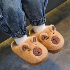 Kids' Warm Cartoon Slippers