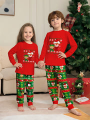 Festive Elk Family Pyjama Set - Cosy Christmas Style