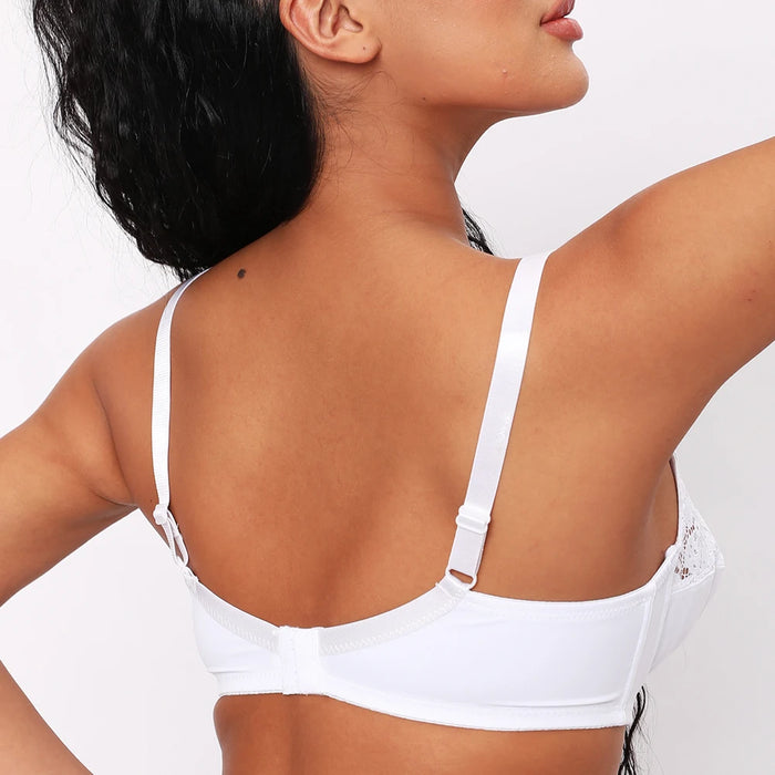 Lace Underwire Bra, Plus Size Unlined Sexy Lingerie for Women, image 2