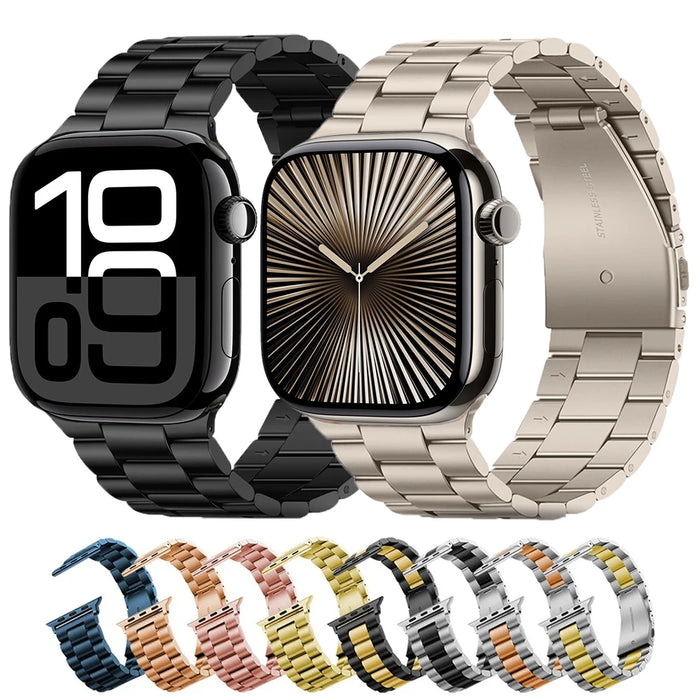 Stainless Steel Strap for Apple Watch, Premium Metal Band