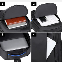 Men's Waterproof Business & Travel Backpack – Laptop & School Bag