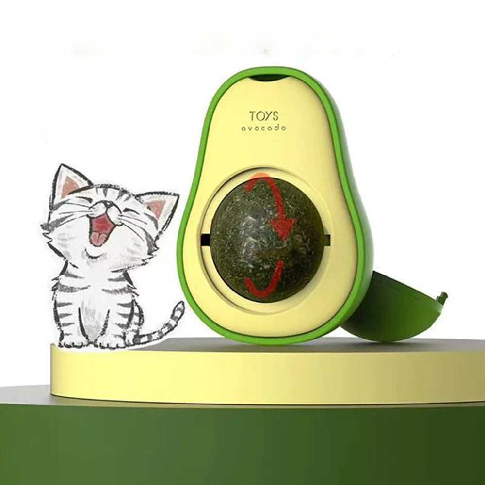 Avocado Catnip Ball Wall Toy