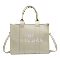 Luxury PU Leather Tote Bag – Women's Designer Shoulder & Crossbody Bag
