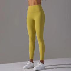 Women's High-Waisted Naked Feel Leggings – Seamless Yoga & Gym Workout Tights
