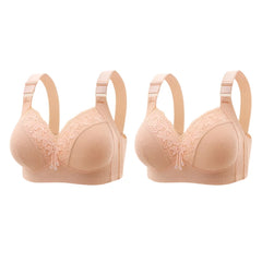 Ultra-Thin Lace Bralette – Deep V Plunge Sexy Lingerie for Women