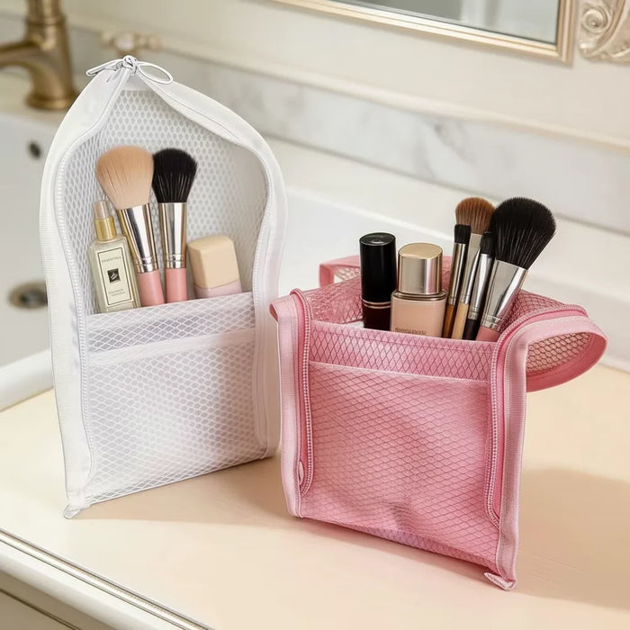 Stand-up mesh toiletry bag, photo 2