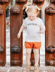 Flawless Love Print Kids' T-Shirt – Casual Summer Cotton Tee