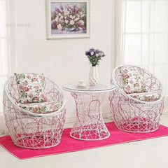 Modern Rattan Patio Set – 3-Piece Outdoor Furniture