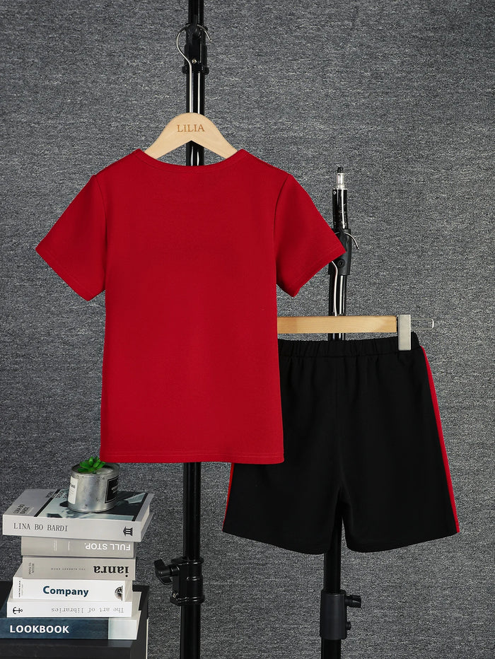 CoolFlex Kids’ Summer Set, 2pc T-Shirt & Shorts, image 2
