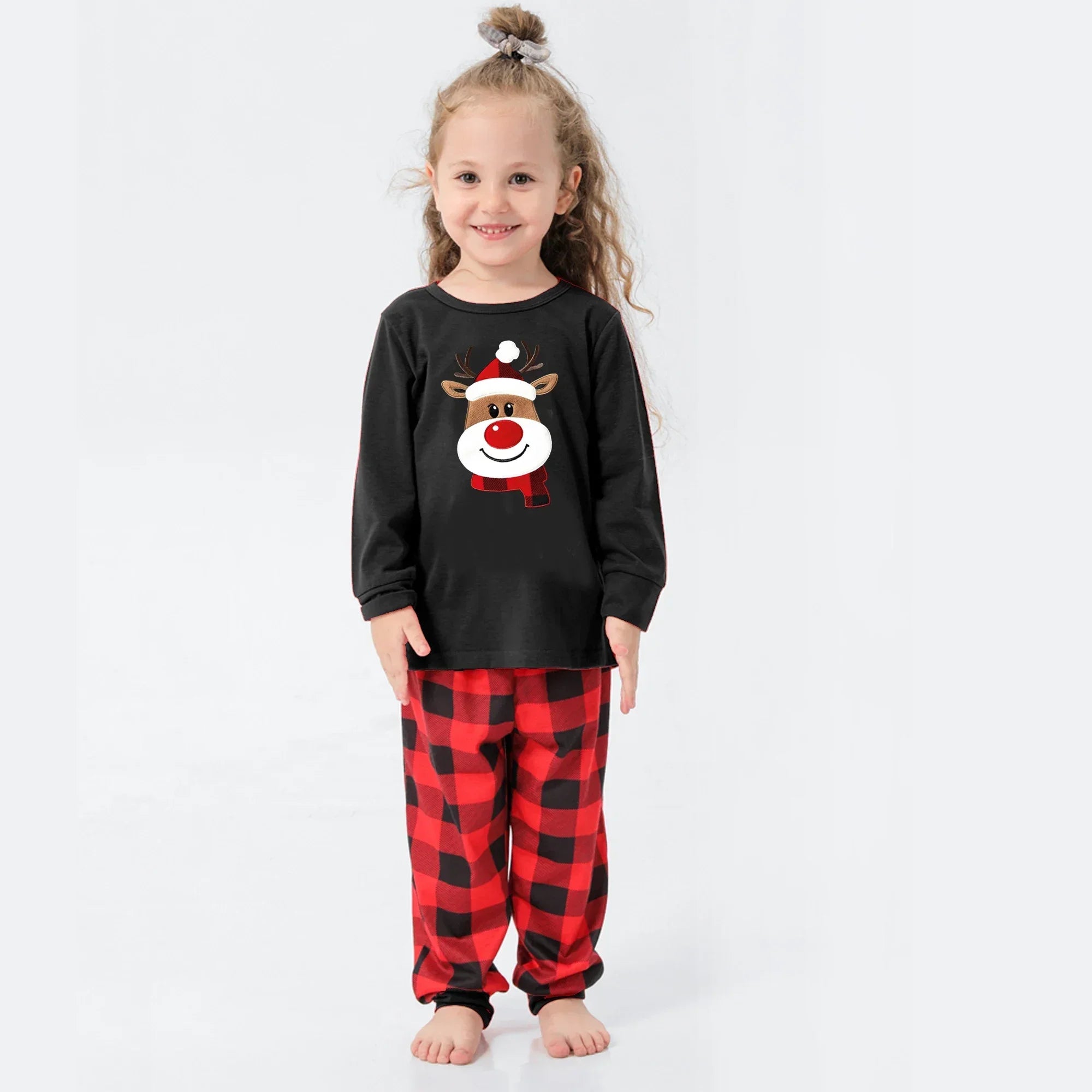 Festive Family Plaid Pyjama Set - Cosy Christmas