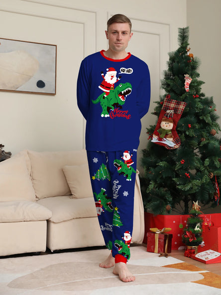 Festive Dinosaur Family Pyjama Set