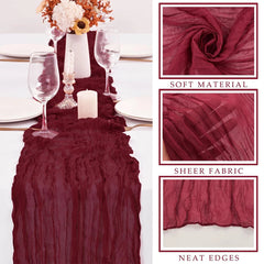 Cheesecloth Table Runner