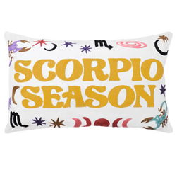 Scorpio Zodiac Needlepoint Cushion – Celestial Design, 45cm