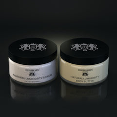 Scrub and Glow Set – Natural Luminosity Body Scrub & Body Butter, 220ml Each