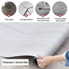 Self-Adhesive 3D Wood Grain Floor Stickers – Waterproof & Anti-Slip