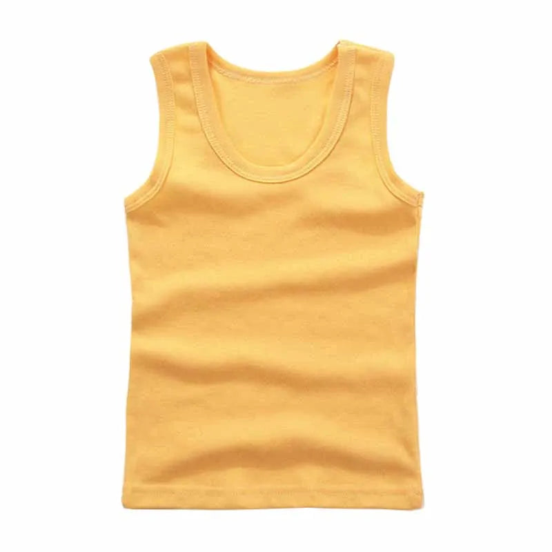 Kids' Cotton Vest Tops