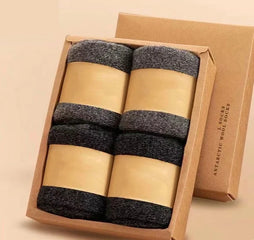 Men's Thick Thermal Socks, 4 Pairs