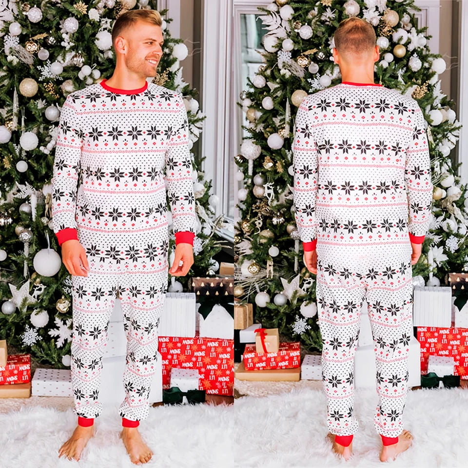 Matching Christmas Family Pyjama Set - Festive Cotton Comfort