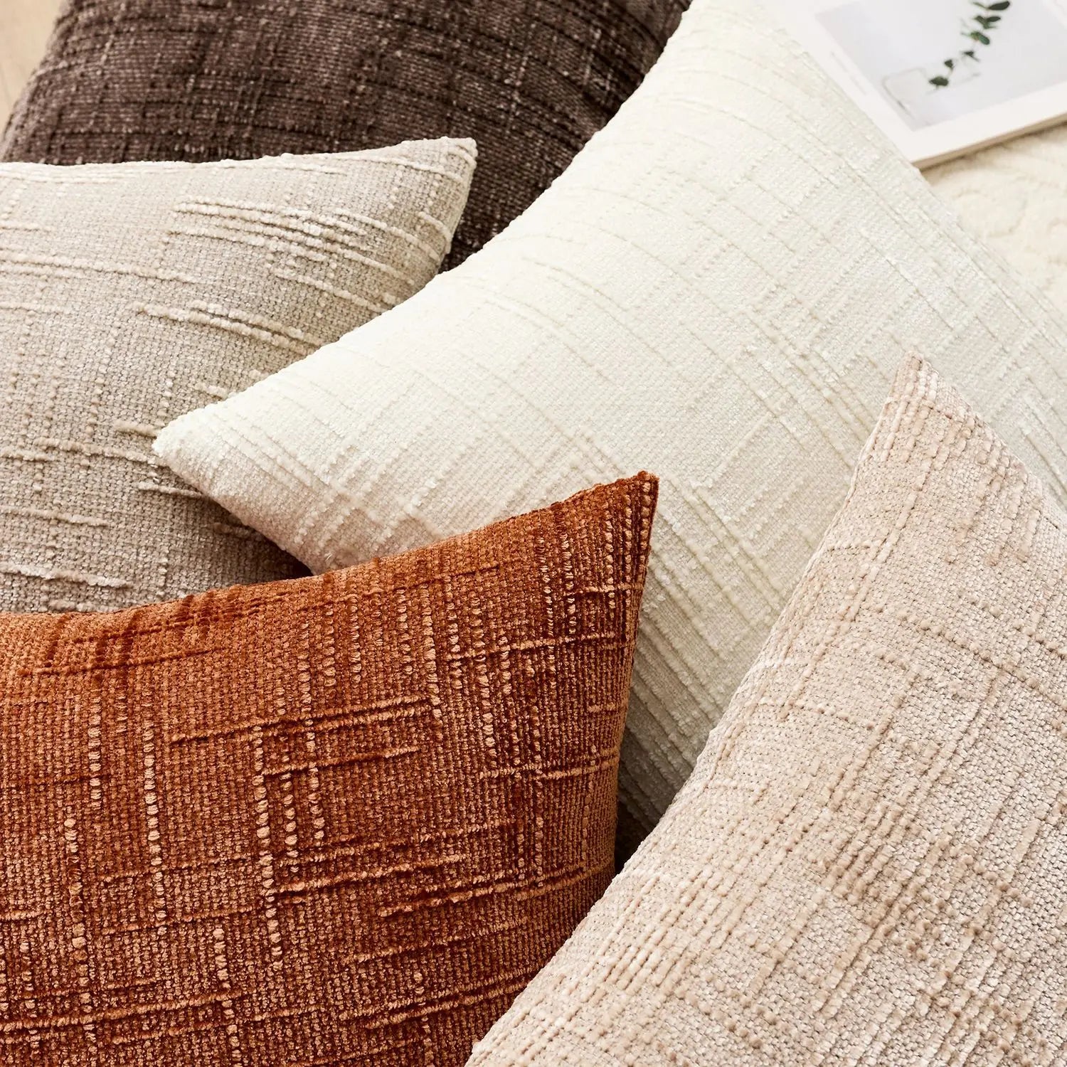Chenille Textured Cushion Cover