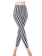 Women's High-Waisted Plaid Leggings – Push-Up Fitness & Casual Trousers