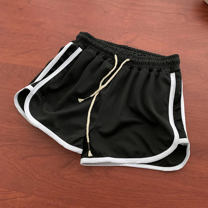 Elegance High-Waisted Shorts, Black