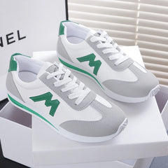 Stride Elegance: Women's Casual Leather Sneakers