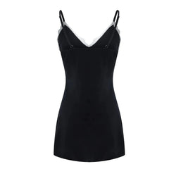 Lace V-Neck Chemise Nightdress