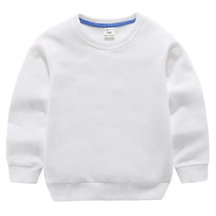 Kids' Cotton Crew Neck Sweatshirt, 10 Colours