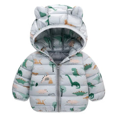 Kids' Lightweight Hooded Puffer Jacket