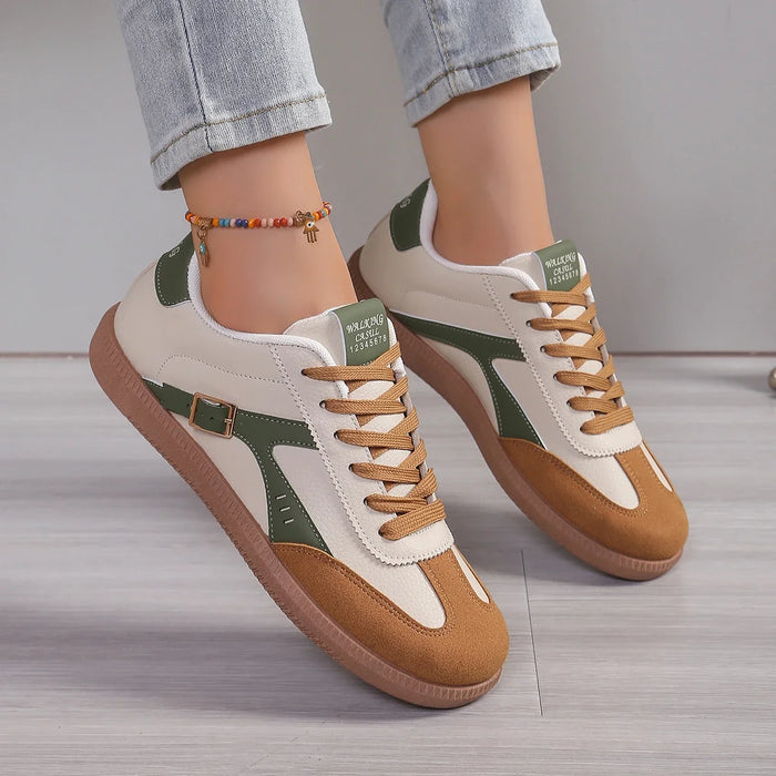 Verdant Vogue Women's Sneakers, green