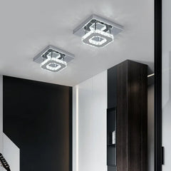 Modern Luxury Crystal Chandelier – LED Pendant Ceiling Light