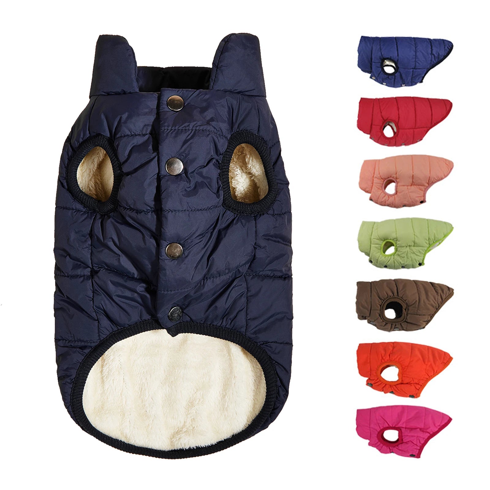 Padded Dog Gilet with Lead Hole