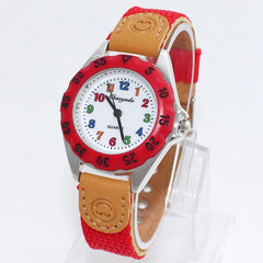 Kids' Colourful Number Quartz Watch