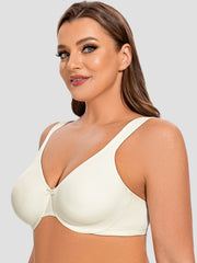 MELENECA Women’s Seamless Minimizer Bra – Unlined, Comfortable & Plus Size Support