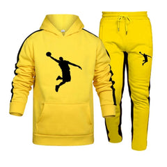 Men’s 2-Piece Tracksuit – Casual Hoodie & Joggers Set for Spring & Autumn