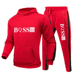 Men’s Casual Tracksuit – Hooded Sweatshirt & Jogger Set
