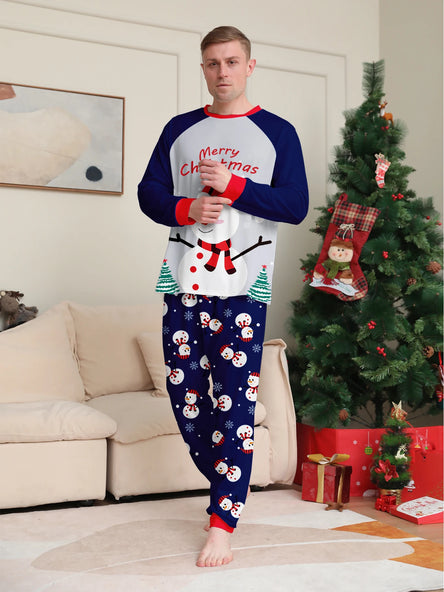Snowman Family Festive Pyjamas Set for Christmas