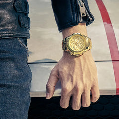 WWOOR Luxury Gold Chronograph Men's Watch