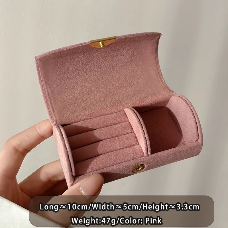 Mini Velvet Jewellery Case