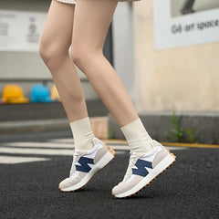 BreezeStep Women's Platform Sneakers – Lightweight Lace-Up Summer Trainers