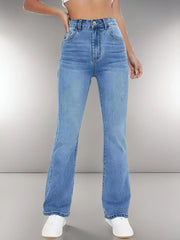 High Rise Vintage Wash Relaxed Fit Jeans