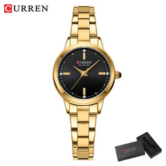 CURREN Women’s Simple Dial Bracelet Quartz Watch