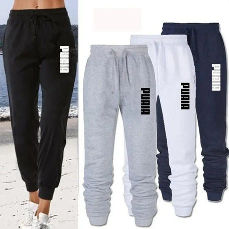 Women's Casual Jogger Sweatpants – Autumn & Winter Streetwear Tracksuit Trousers