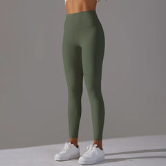 Women's High-Waisted Naked Feel Leggings – Seamless Yoga & Gym Workout Tights