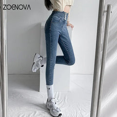 Vintage Chic High-Waist Jeans