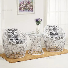 Modern Rattan Patio Set – 3-Piece Outdoor Furniture