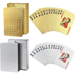 Golden Glimmer Waterproof Playing Cards