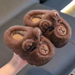 Kids' Warm Cartoon Slippers
