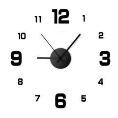 Frameless DIY Wall Clock – Silent & Stylish Home Décor
